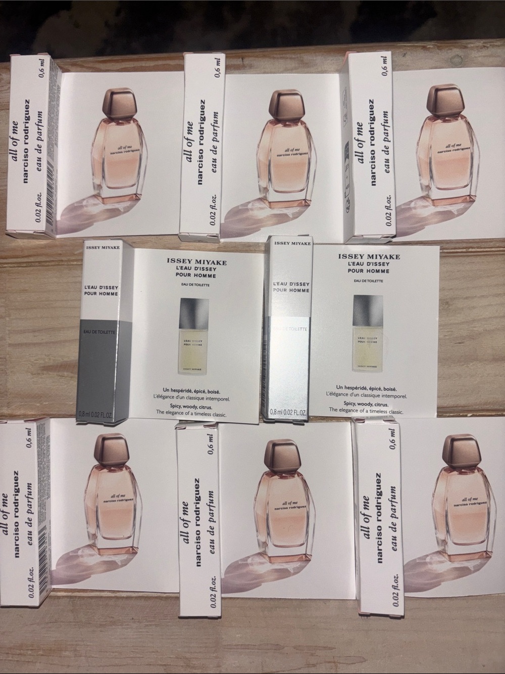 Narciso Rodriguez All Of Me Eau DeParfum Sample Spray 0.02 FL Oz bundle (702)